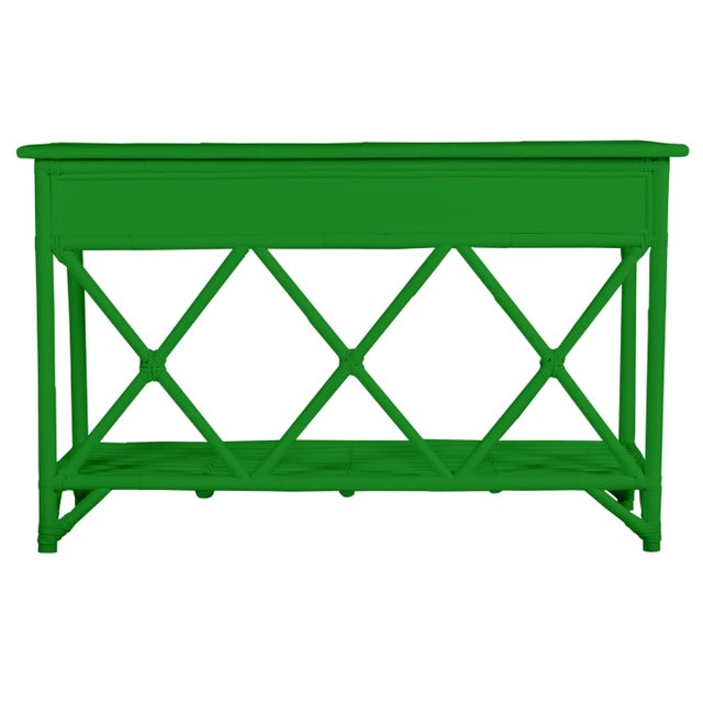 Coastal Aruba Sideboard - Bright Green For Sale - Image 3 of 6