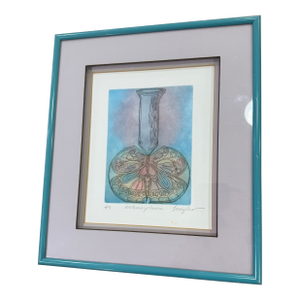 1970s Lithograph Titled Metamorphosis Signed by the Artist Denzler 10x12