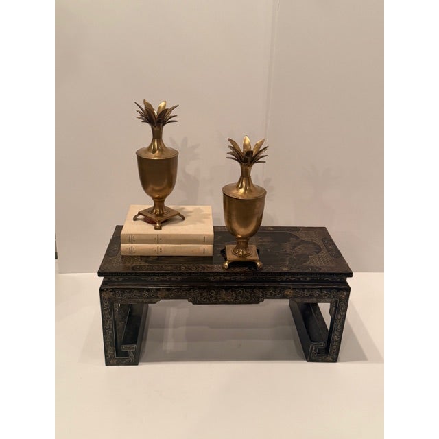 1940s Chinese Lacquered Coffee Table For Sale - Image 5 of 14