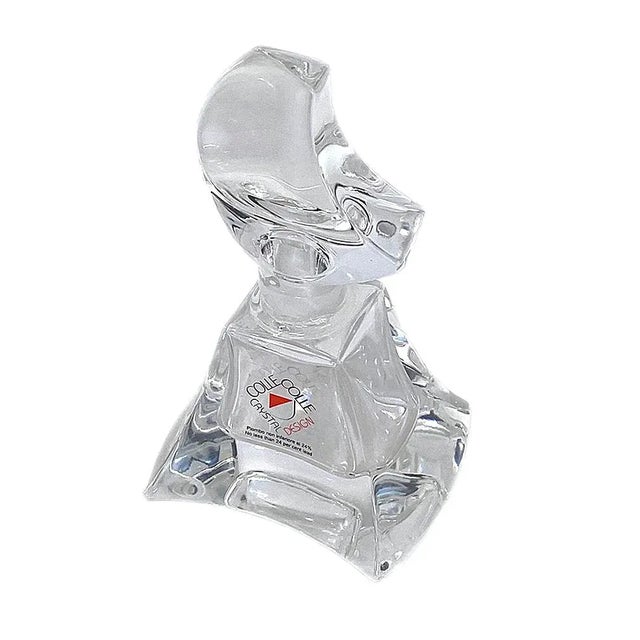 Late 20th Century Italy Crystal Perfume Bottle For Sale - Image 5 of 5