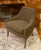 Global Views Mid-Century Modern Style Club Chair With Boomerang Wood Detail For Sale - Image 12 of 14