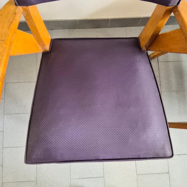 1950s Vintage Bridge Armchairs in Beech with Compass Legs, 1950, Set of 2 For Sale - Image 5 of 18