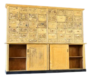 Early 20th Century Bicycle Repair Shop Drawer Cabinet, 1890s