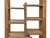 1980s 1980s Rustic Thick Bold Wood Multi-Shelves Display Cabinet Bookcase Room Divider For Sale - Image 5 of 18