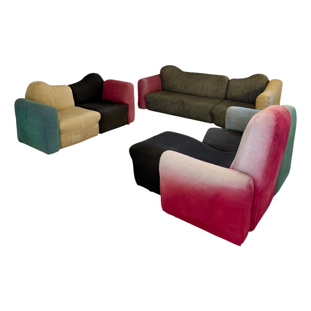 Cannaregio Modular Sofa by Gaetano Pesce for Cassina, 1980s, Set of 6 For Sale