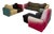 Cannaregio Modular Sofa by Gaetano Pesce for Cassina, 1980s, Set of 6 For Sale