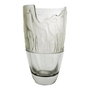 Vintage Nachtmann Crystal Giraffe Vase
