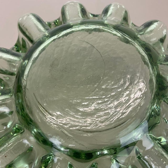 Large Brutalist Lucid Glass Shell Ashtray, France, 1970s For Sale - Image 15 of 18