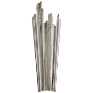 Chapman & Myers for Visual Comfort Signature Claymore Sconce in Burnished Silver Leaf