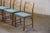 Danish Brutalist Oak Razorblade Dining Chairs attributed to Henning Kjærnulf, 1960s, Set of 6 For Sale - Image 14 of 15