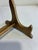 Vintage Gold Painted Wood Plate Stand / Easel For Sale In Oklahoma City - Image 6 of 8