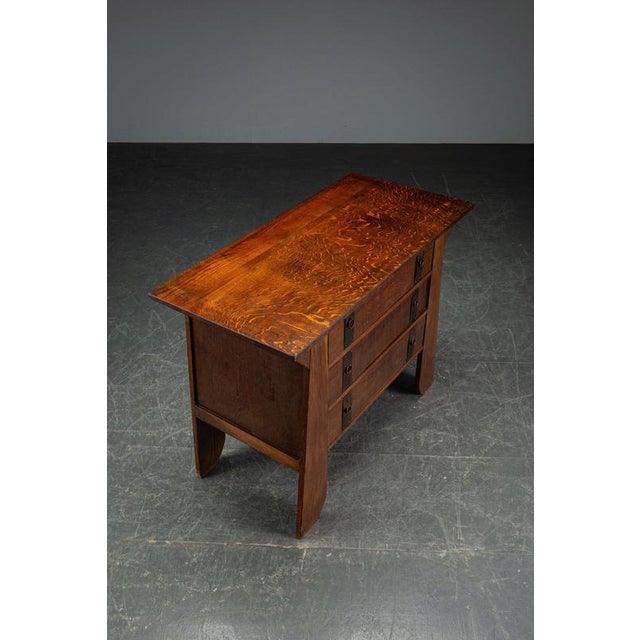 Arts and Crafts Chest of Drawers, 1920s For Sale - Image 4 of 16
