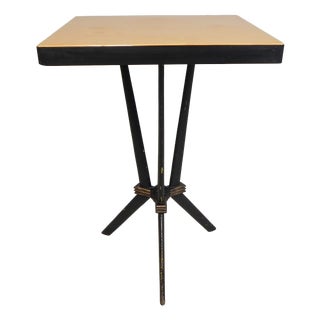 Bistro Table with Bakelite Top from Berc Antoine, Paris, 1950s For Sale