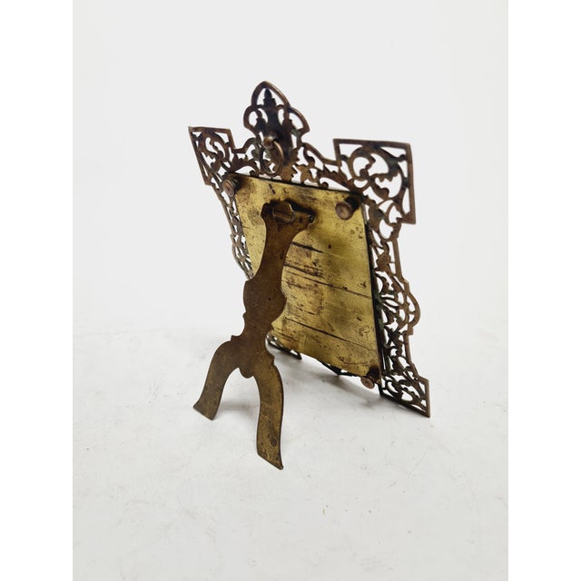 Art Nouveau Bronze Frame, France, 1950s For Sale - Image 4 of 14