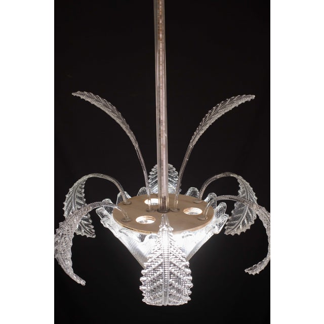 Art Decò, Barovier & Toso Chandelier, Murano Glass, 1950s For Sale - Image 4 of 12