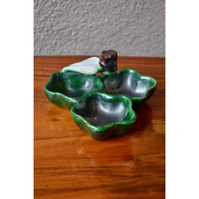 Boho Chic French Ceramic Bowl from Primavera, 1920s For Sale - Image 3 of 9