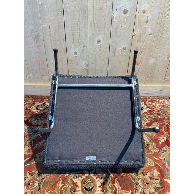 Metal Lounge Chair by Joseph André Motte for Steiner For Sale - Image 7 of 9