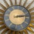 1950s Elgin Starburst/Sunburst Brass Wall Clock For Sale In Atlanta - Image 6 of 8
