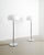Mid-Century Swedish White & Chrome Knubbling Floor Lamps by Anders Pehrson for Ateljé Lyktan, 1970s, Set of 2 For Sale - Image 9 of 9