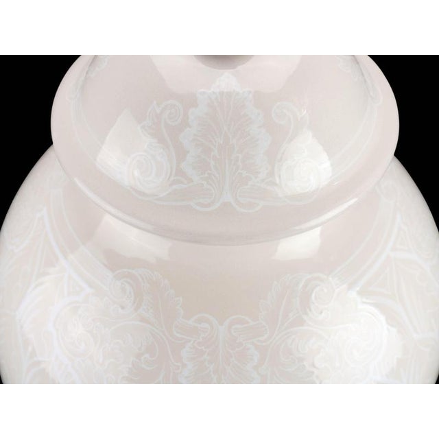 Ceramic White Lace Heritage Vase by Deblona For Sale - Image 7 of 8