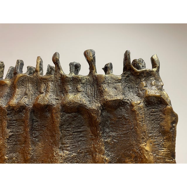 1969 Krishna Reddy "The Vision" Abstract Figures Sculpture For Sale - Image 10 of 12