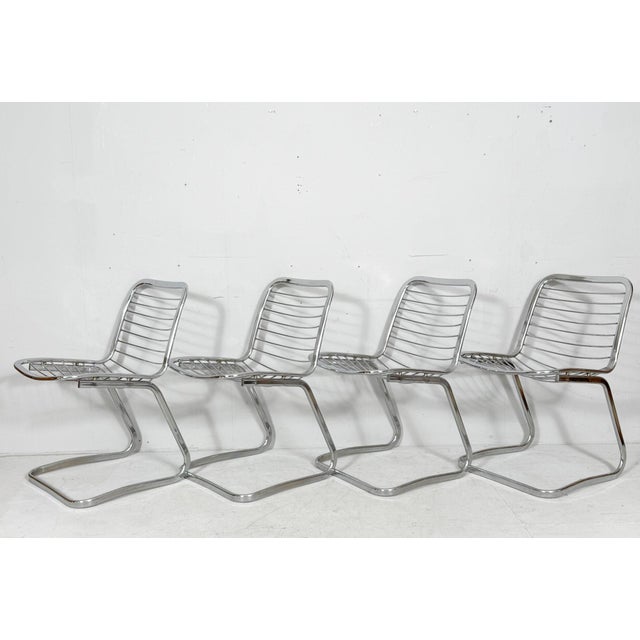 1970s Sabrina Cantilever Chairs by Gastone Rinaldi for Rima, Italy, 1970s, Set of 4 For Sale - Image 5 of 18