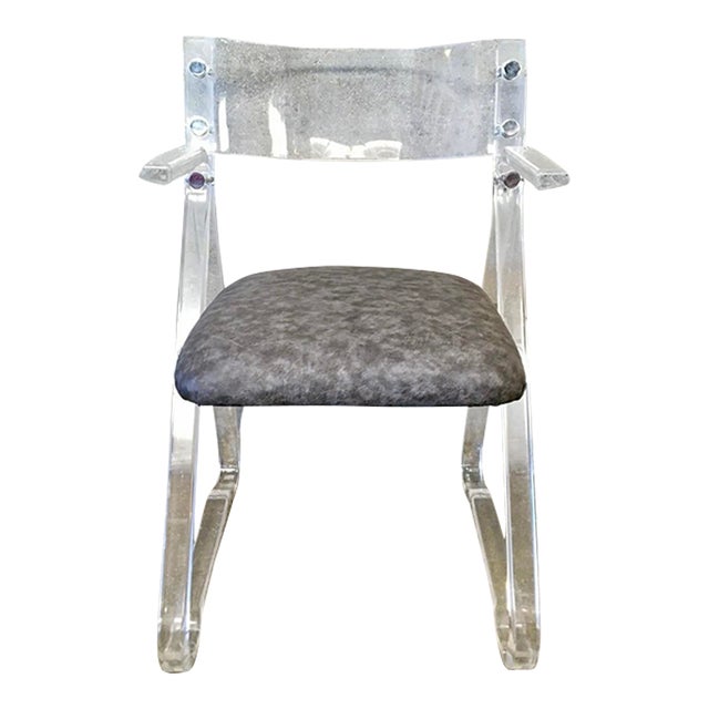 Vintage Lucite Side Chair For Sale