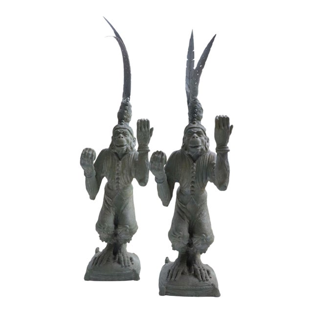 Juggling Monkeys, Pair For Sale