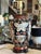 Vintage Black and Red Chinoiserie Style Table Lamp For Sale - Image 4 of 9