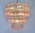 Large Three-Tier Murano Pink Glass Tube Chandelier, 1990s For Sale - Image 13 of 16