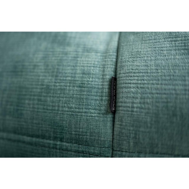 Togo Lounge Chair and Mint Velvet by Michel Ducaroy for Ligne Roset, 1973, Set of 2 For Sale - Image 17 of 18