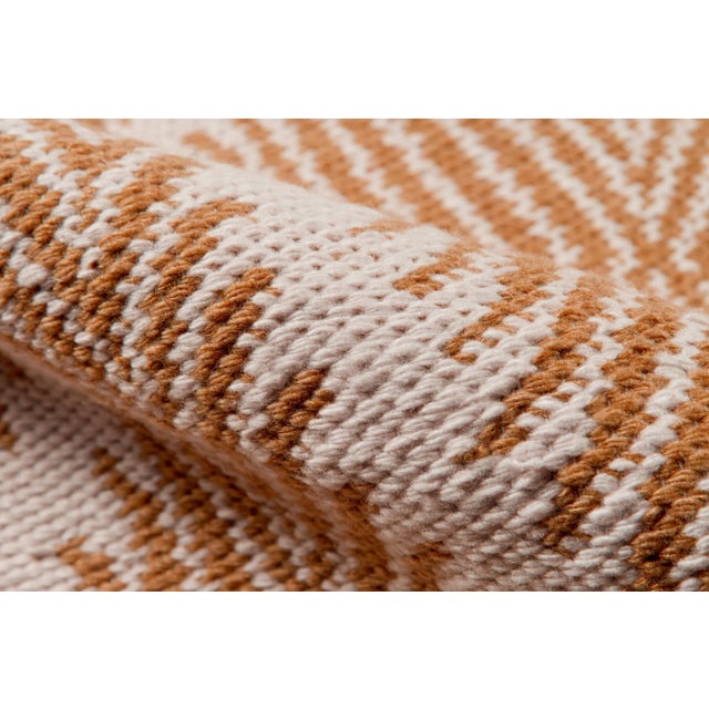 Erin Gates Erin Gates by Momeni River Beacon Orange Hand Woven Indoor Outdoor Area Rug 2' X 3' For Sale - Image 4 of 8