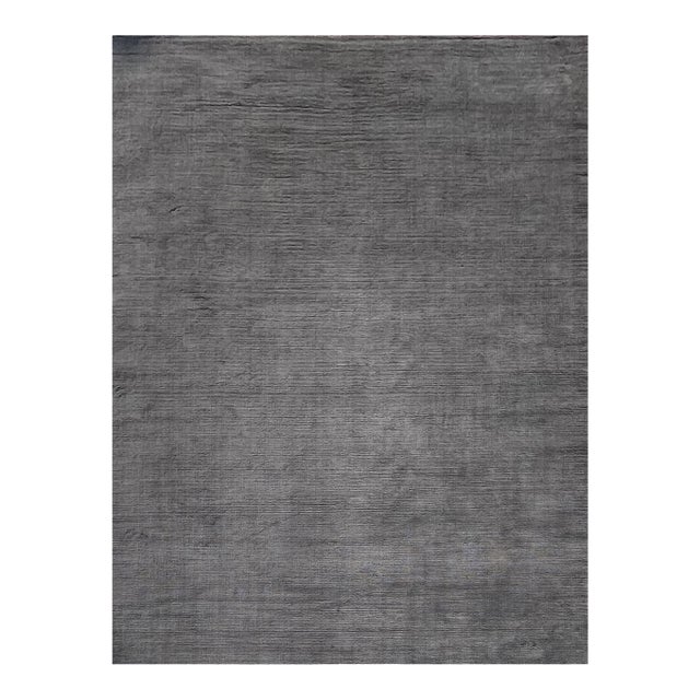 Handmade Wool Pile Modern Design Rug. 9' X 12' For Sale