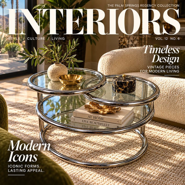 This exceptionally versatile Mid-Century Modern coffee table, a design marvel attributed to the renowned Milo Baughman,...