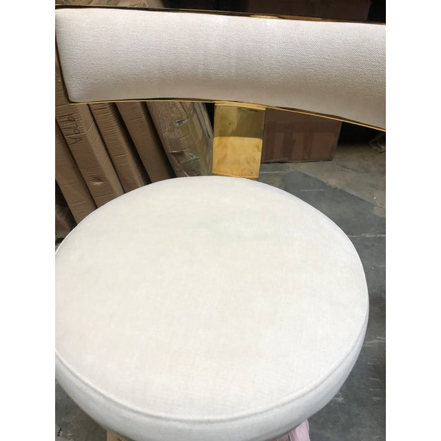 Hollywood Regency Counter Chairs - Set of 3 For Sale - Image 4 of 7