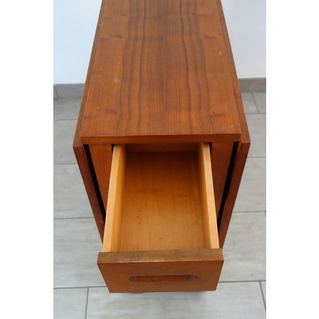 Drop-Leaf Table and Folding Chairs, 1960s, Set of 5 For Sale - Image 9 of 18