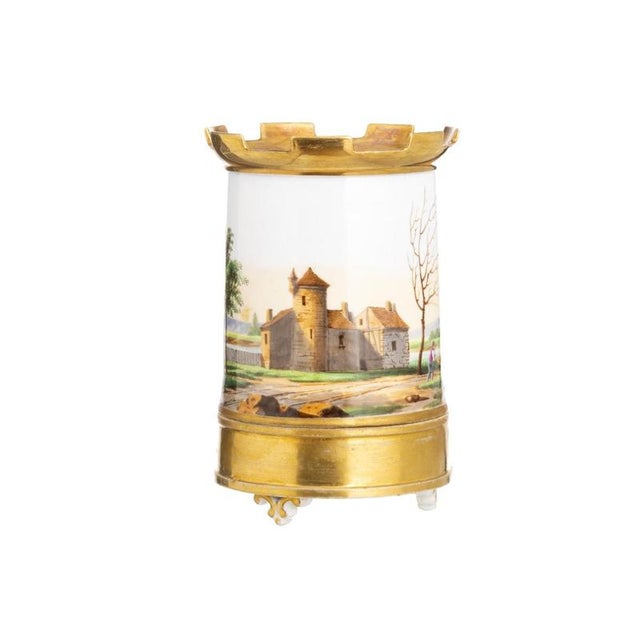19th Century Porcelain Oil Lamp For Sale - Image 6 of 6