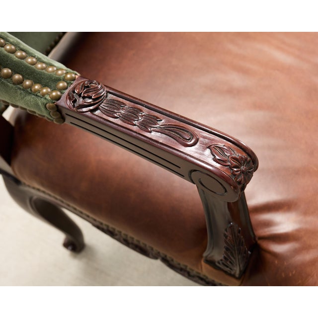 Ralph Lauren Conservatory Garden Wingback Dining Armchair For Sale - Image 10 of 18