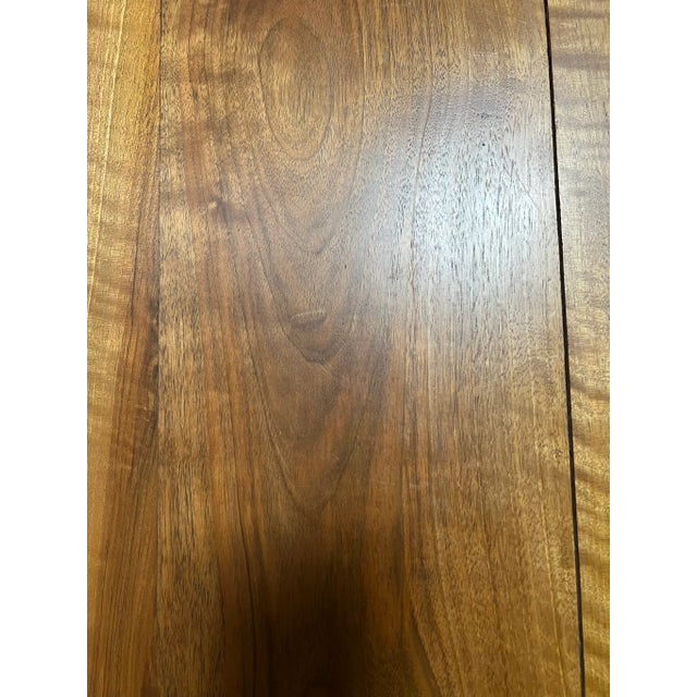 Wood Asian Modern Elm Cabinet For Sale - Image 7 of 9