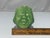 Antique Glazed Stoneware Face Creamer: Green Ceramic Girl For Sale - Image 10 of 10