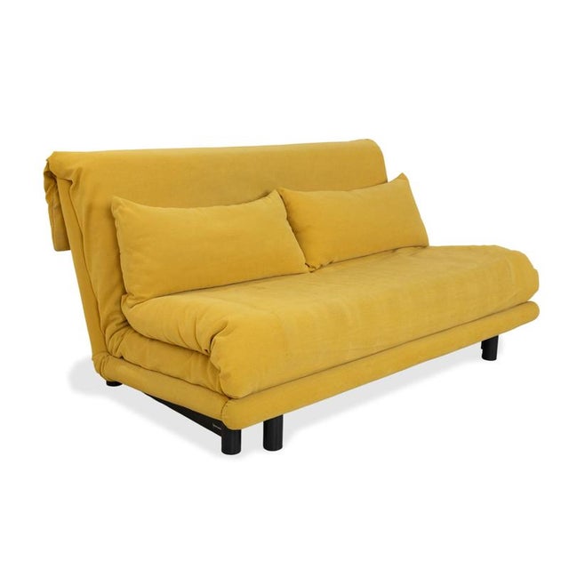 Modern Multy 3-Seater Sofa in Yellow Fabric from Ligne Roset For Sale - Image 3 of 18