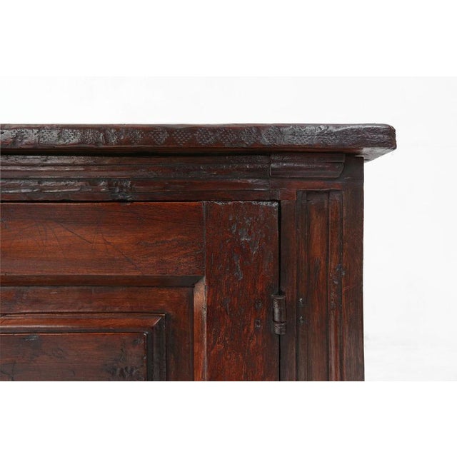 16th Century French Geometric Sideboard in Oak For Sale - Image 4 of 18