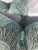 Transitional Liberty Fabrics "Hera Feather" in Jade 22" Pillows-A Pair For Sale - Image 3 of 5