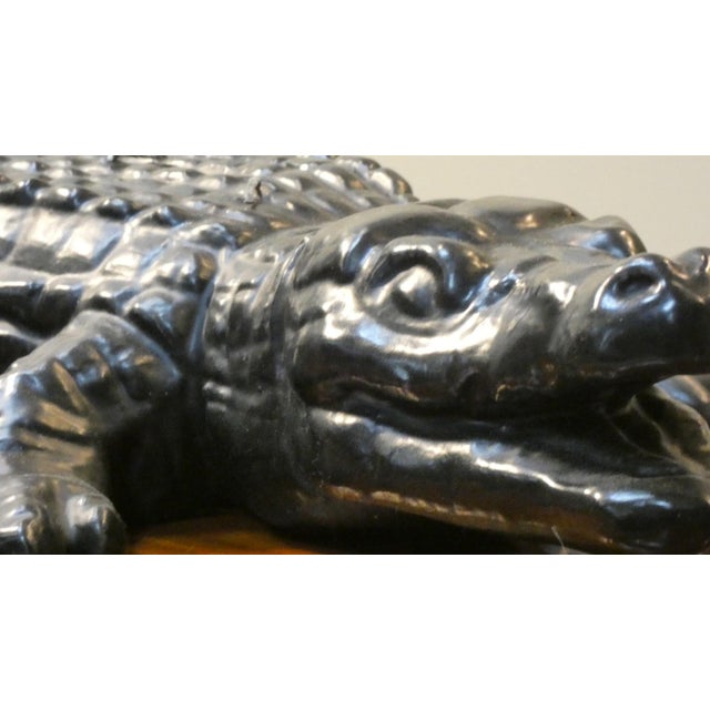 Handmade Black Edition Big Krokodil Candle by Wiedemann 1861, Germany, 1990s For Sale - Image 10 of 17