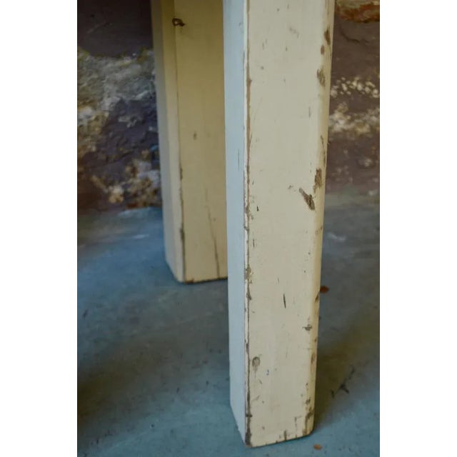 Beige Industrial Butchers Block, 1950s For Sale - Image 8 of 11