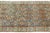 Textile Antique Oriental Runner - Hand-Knotted Wool Muted Blue & Rust Oushak Style 3x13 For Sale - Image 7 of 9