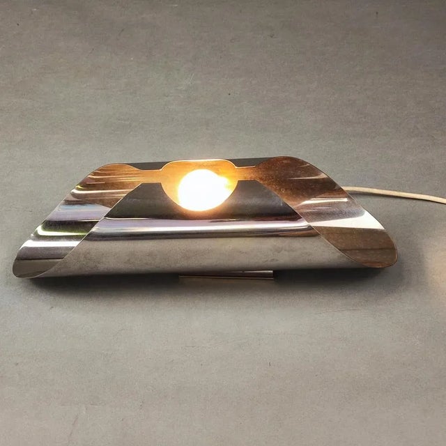 Space Age Chrome Wall Lights, 1960s, Set of 2 For Sale - Image 5 of 15