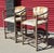 Old Hickory Furniture Co. Rustic Hoop Arm Hand-Carved Twig Barstools With Pony Skin - Pair For Sale - Image 4 of 10