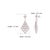 Sparkling Elegant 5.07 TCW Pink Sapphire & Diamond Partywear Dangle Earrings, 2 Pieces For Sale - Image 10 of 13