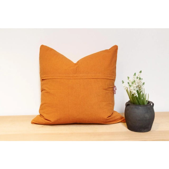Alba Hand-Stitched Pillow Cover For Sale In Los Angeles - Image 6 of 7
